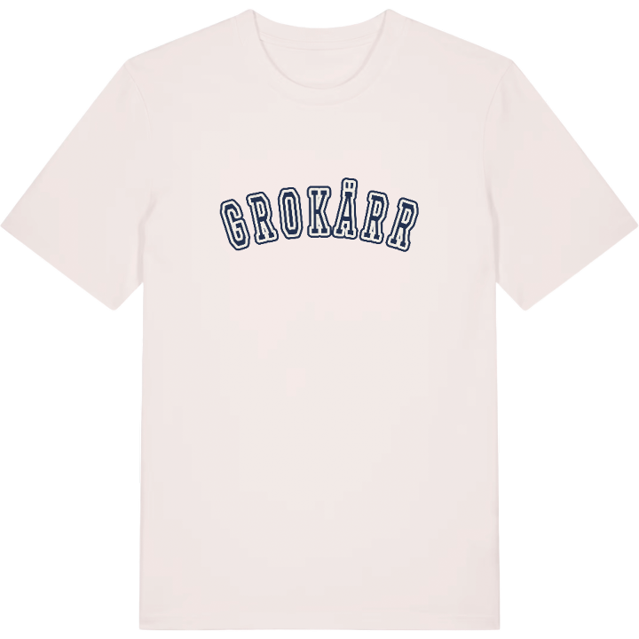 Grokärr college t-shirt – t-shirt från PinShirt