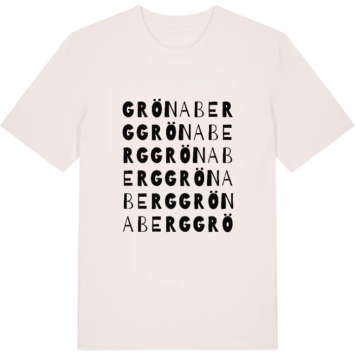 Grönaberg ordlek t-shirt – t-shirt från PinShirt
