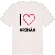 Jag älskar Grönås t-shirt stort tryck