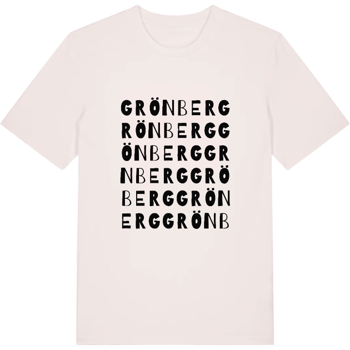 Grönberg ordlek t-shirt – t-shirt från PinShirt