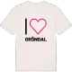 Jag älskar Gröndal t-shirt stort tryck