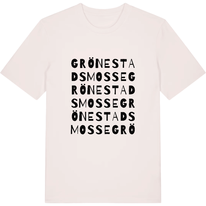 Grönestads mosse ordlek t-shirt – t-shirt från PinShirt