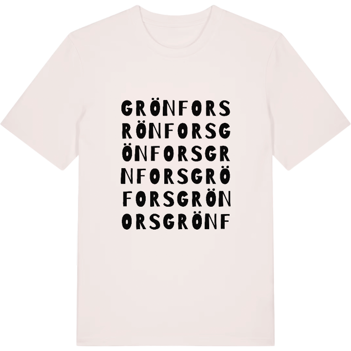 Grönfors ordlek t-shirt – t-shirt från PinShirt
