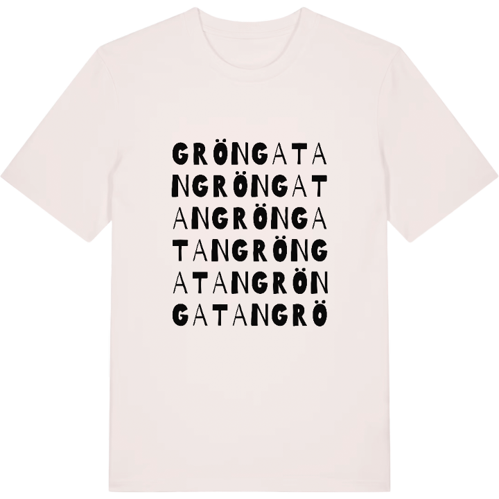 Gröngatan ordlek t-shirt – t-shirt från PinShirt