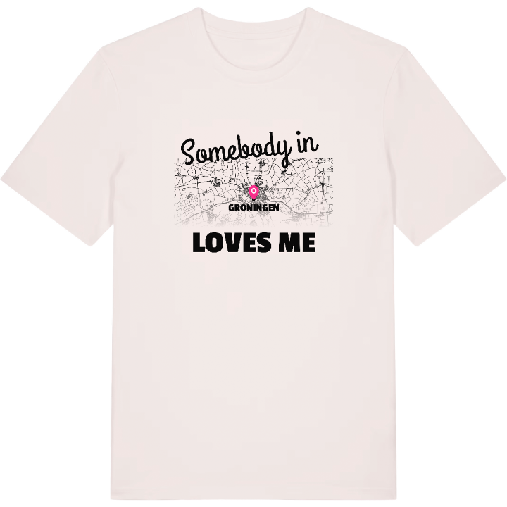 Någon i Groningen älskar mig t-shirt – t-shirt från PinShirt