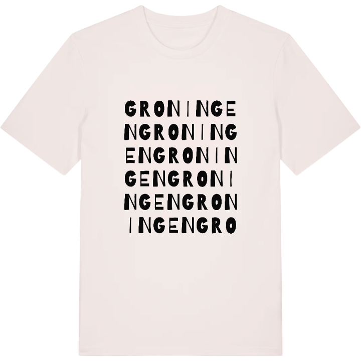 Groningen ordlek t-shirt – t-shirt från PinShirt