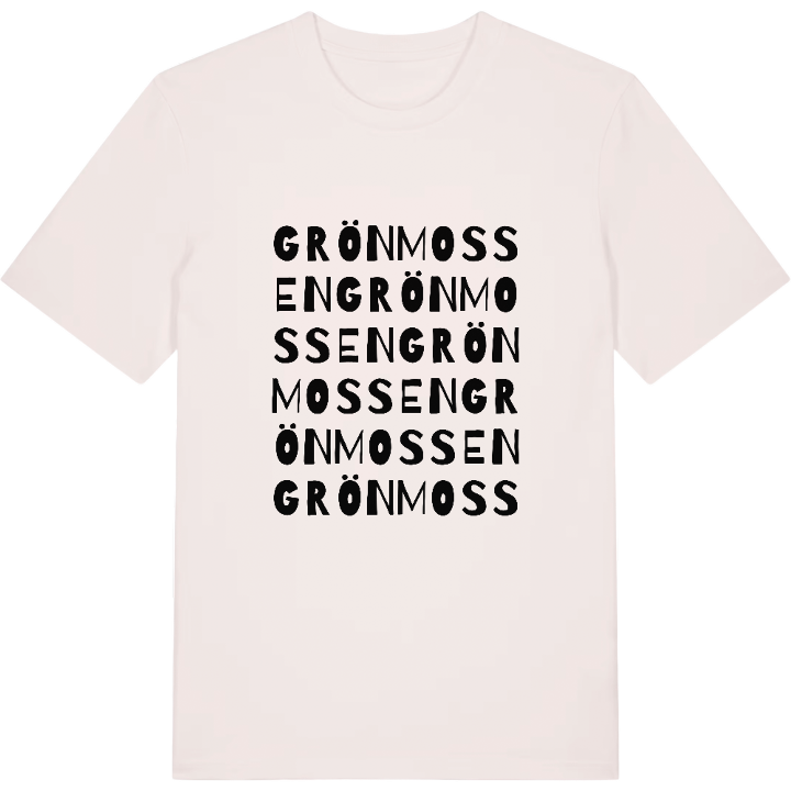Grönmossen ordlek t-shirt – t-shirt från PinShirt