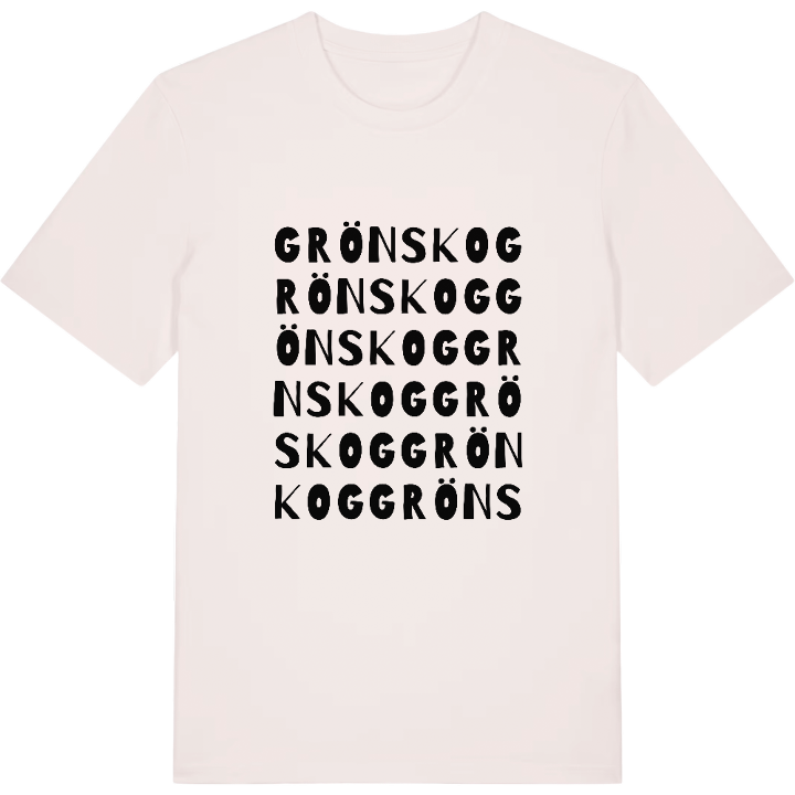 Grönskog ordlek t-shirt – t-shirt från PinShirt