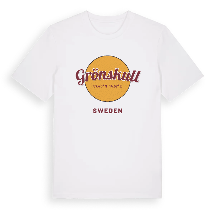 Grönskull cirkel t-shirt – t-shirt från PinShirt
