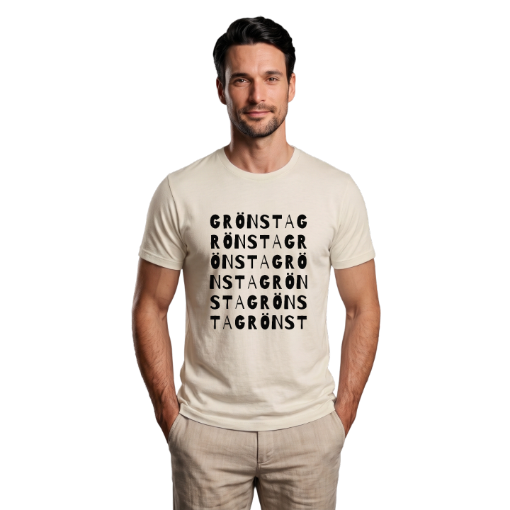 Grönsta ordlek t-shirt – t-shirt från PinShirt