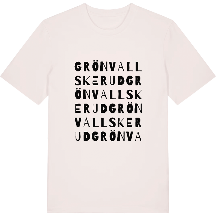 Grönvallskerud ordlek t-shirt – t-shirt från PinShirt