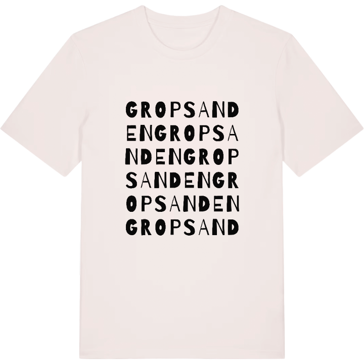 Gropsanden ordlek t-shirt – t-shirt från PinShirt