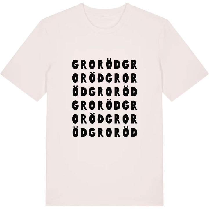 Groröd ordlek t-shirt – t-shirt från PinShirt