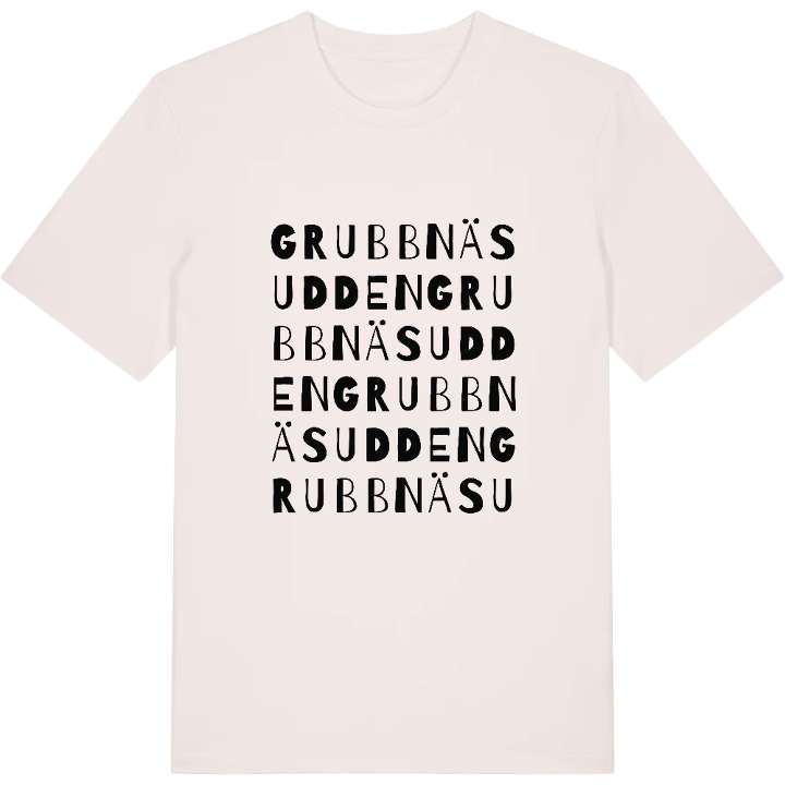 Grubbnäsudden ordlek t-shirt – t-shirt från PinShirt