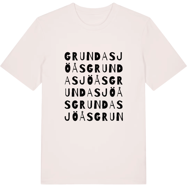 Grundasjöås ordlek t-shirt – t-shirt från PinShirt