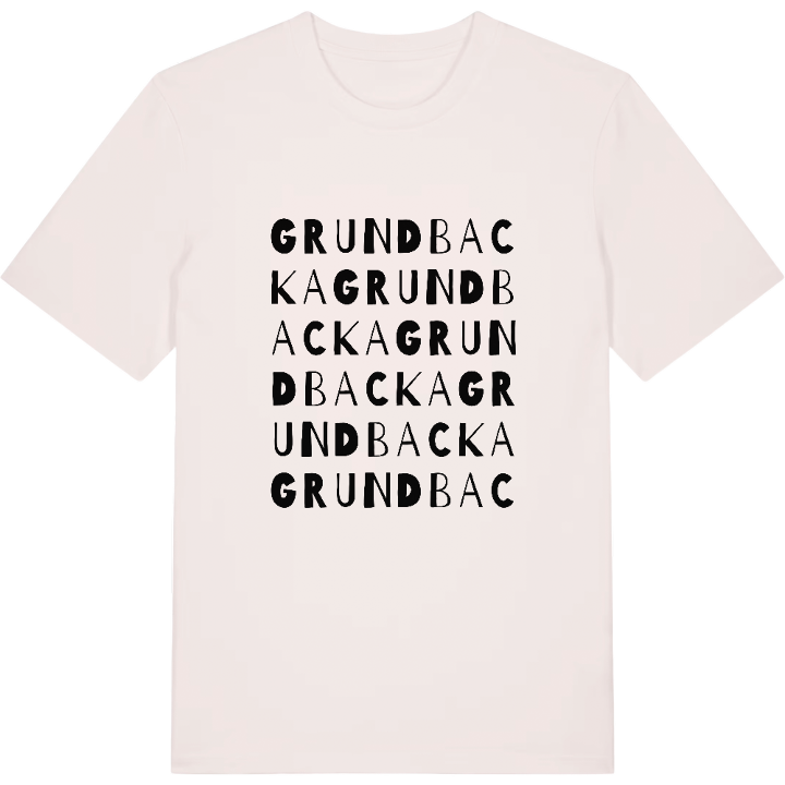 Grundbacka ordlek t-shirt – t-shirt från PinShirt