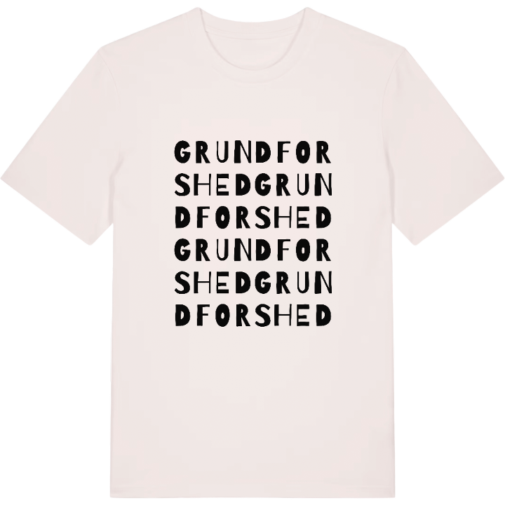 Grundforshed ordlek t-shirt – t-shirt från PinShirt
