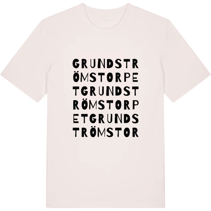 Grundströmstorpet ordlek t-shirt – t-shirt från PinShirt
