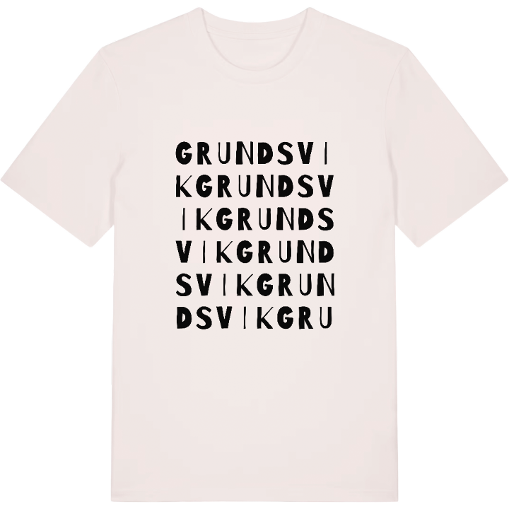Grundsvik ordlek t-shirt – t-shirt från PinShirt