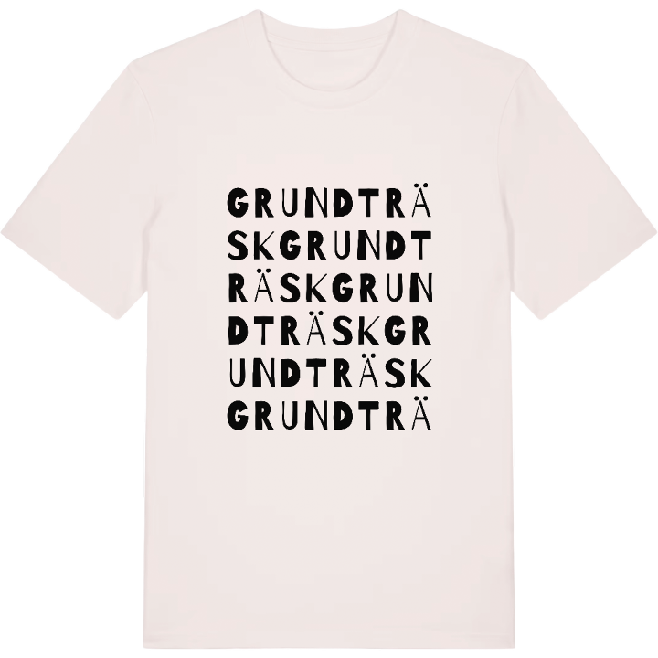 Grundträsk ordlek t-shirt – t-shirt från PinShirt