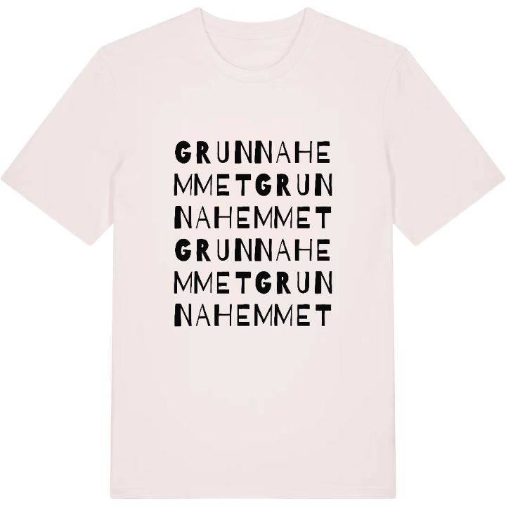Grunnahemmet ordlek t-shirt – t-shirt från PinShirt