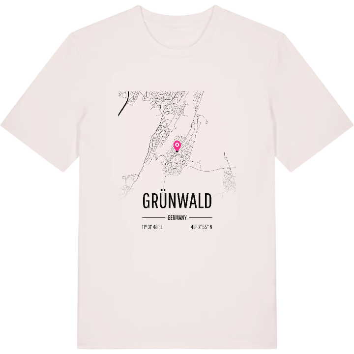 Grünwald karta t-shirt – t-shirt från PinShirt