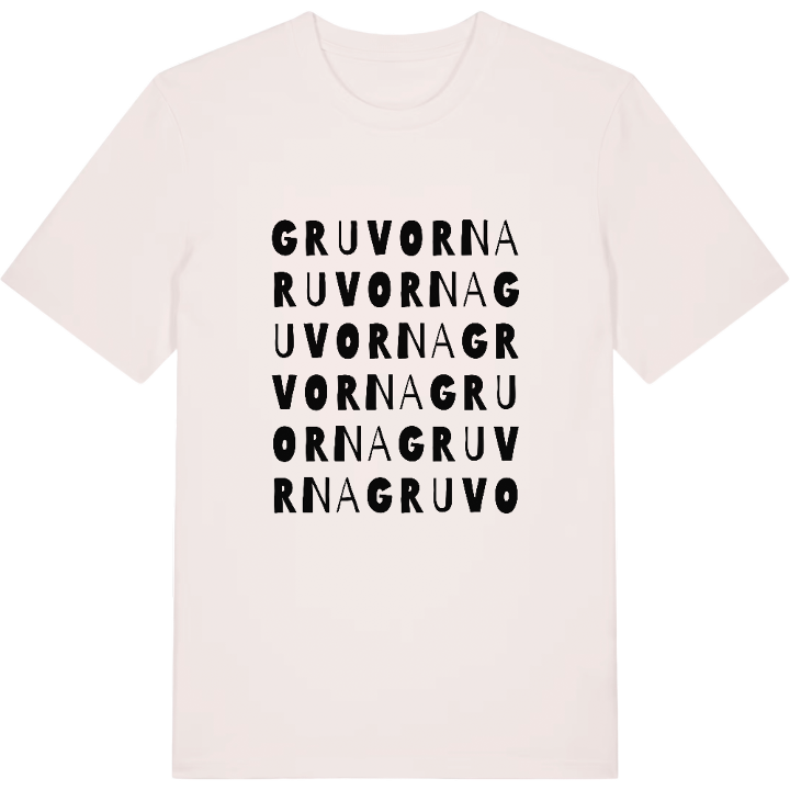 Gruvorna ordlek t-shirt – t-shirt från PinShirt