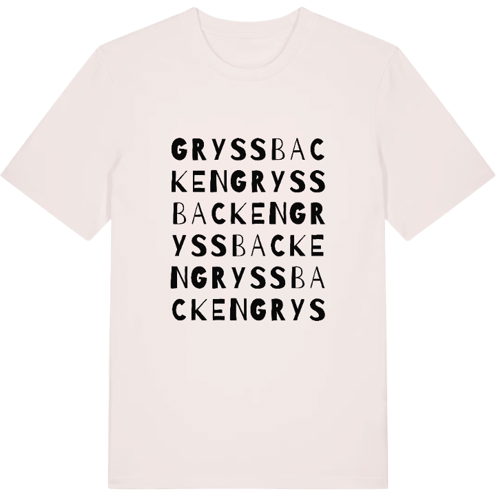 Gryssbacken ordlek t-shirt – t-shirt från PinShirt