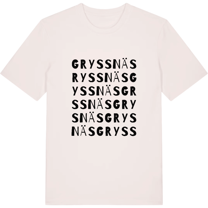 Gryssnäs ordlek t-shirt – t-shirt från PinShirt
