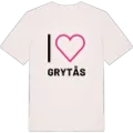 Jag älskar Grytås t-shirt stort tryck