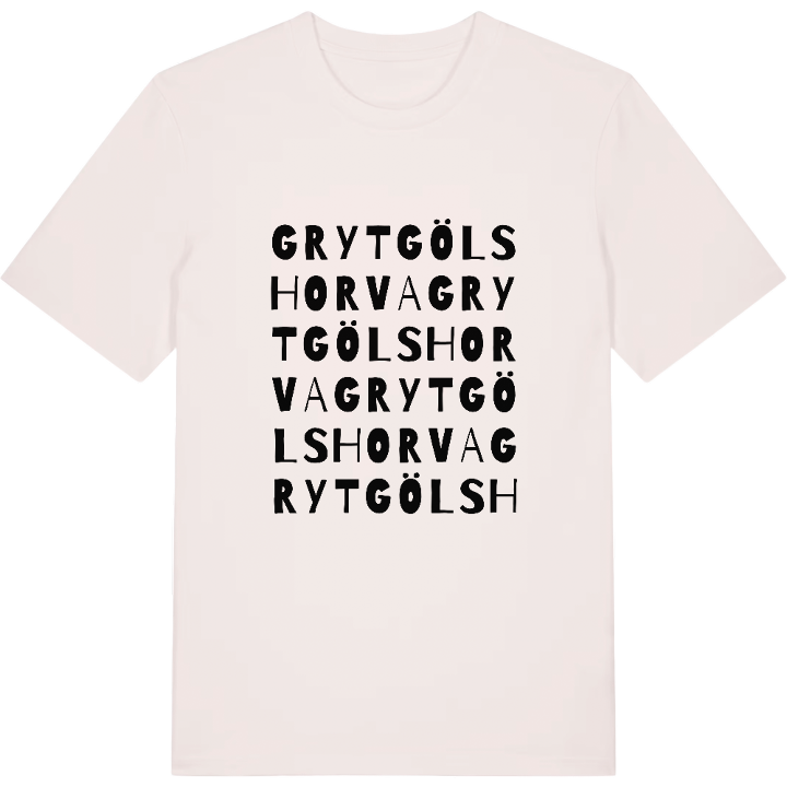 Grytgölshorva ordlek t-shirt – t-shirt från PinShirt