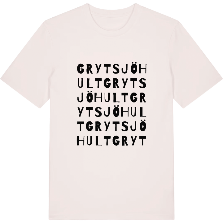 Grytsjöhult ordlek t-shirt – t-shirt från PinShirt