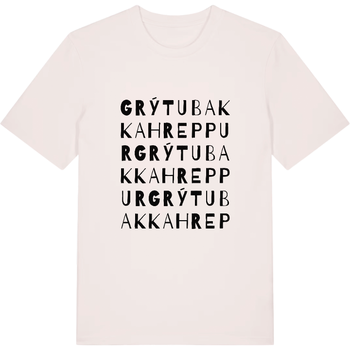 Grýtubakkahreppur ordlek t-shirt – t-shirt från PinShirt