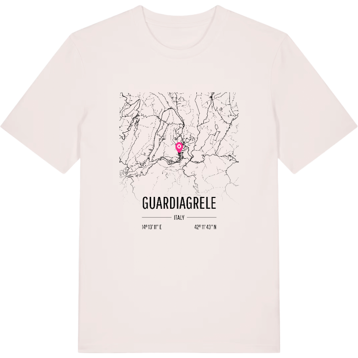 Guardiagrele karta t-shirt – t-shirt från PinShirt