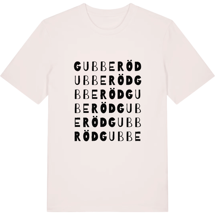 Gubberöd ordlek t-shirt – t-shirt från PinShirt