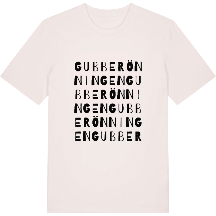 Gubberönningen ordlek t-shirt – t-shirt från PinShirt