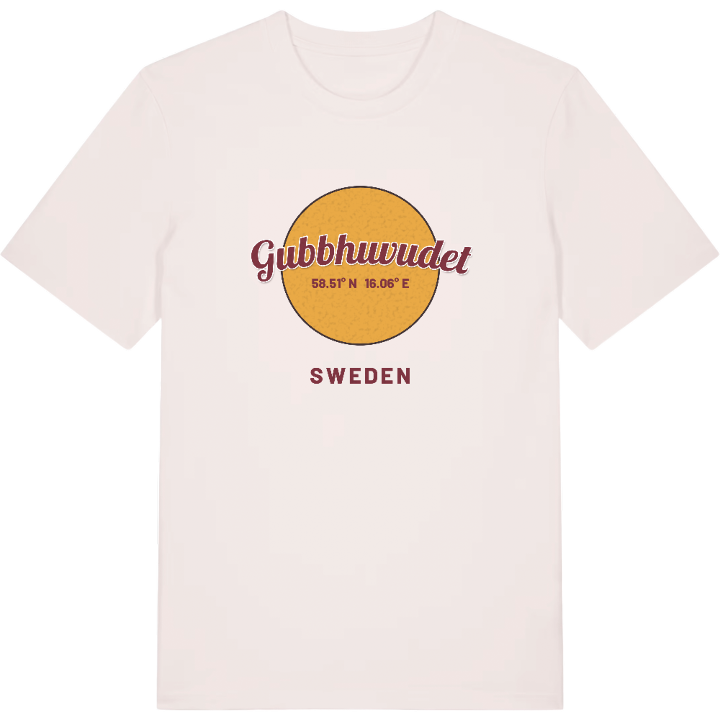 Gubbhuvudet cirkel t-shirt – t-shirt från PinShirt