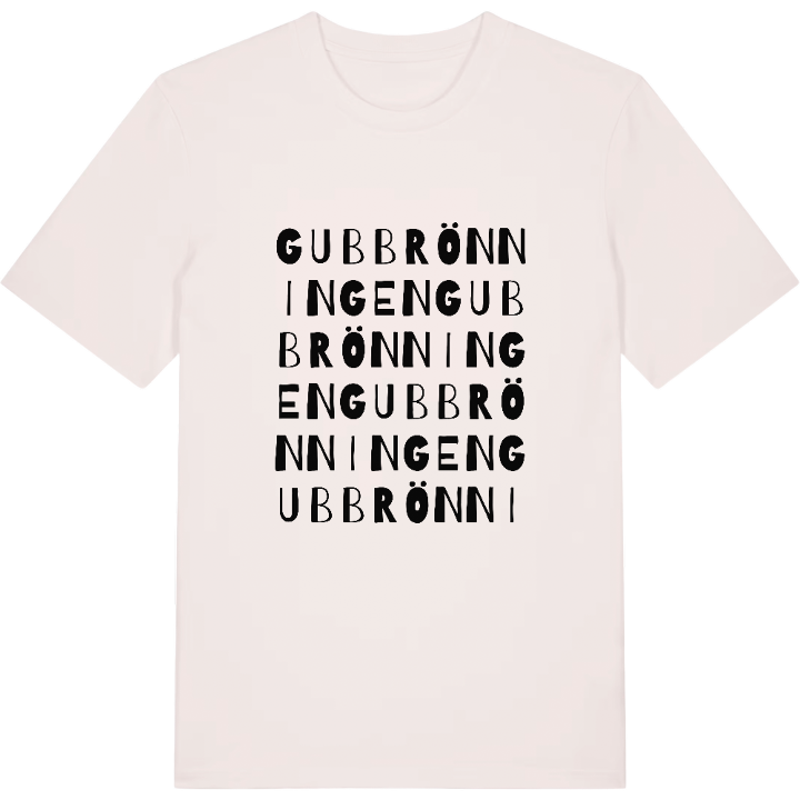 Gubbrönningen ordlek t-shirt – t-shirt från PinShirt