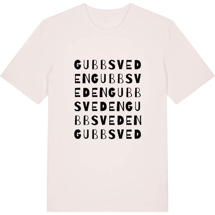 Gubbsveden ordlek t-shirt – t-shirt från PinShirt