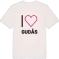 Jag älskar Gudås t-shirt stort tryck