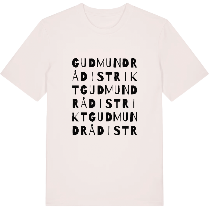 Gudmundrå distrikt ordlek t-shirt – t-shirt från PinShirt