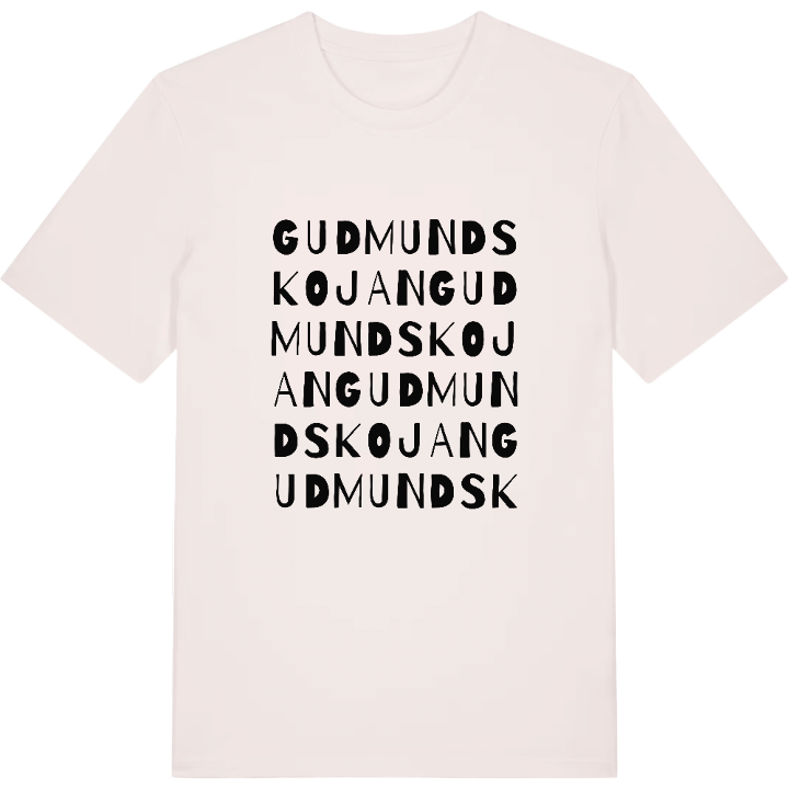 Gudmundskojan ordlek t-shirt – t-shirt från PinShirt