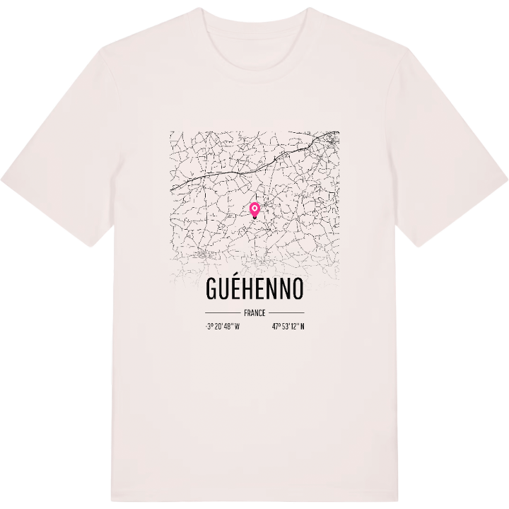 Guéhenno karta t-shirt – t-shirt från PinShirt
