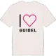 Jag älskar Guidel t-shirt stort tryck