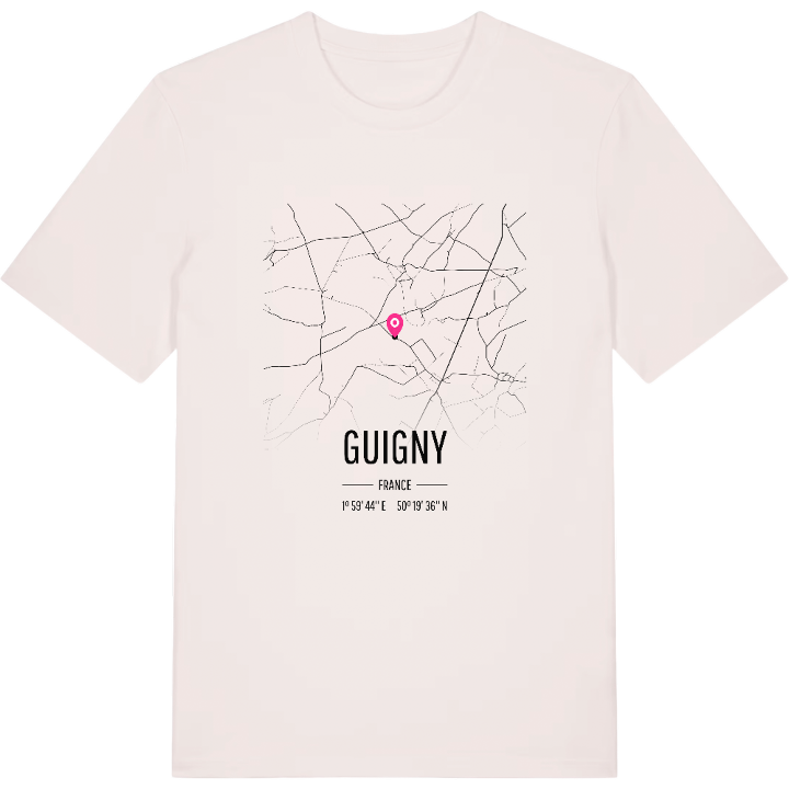 Guigny karta t-shirt – t-shirt från PinShirt