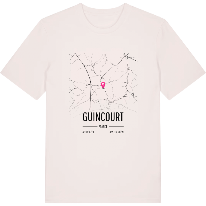 Guincourt karta t-shirt – t-shirt från PinShirt