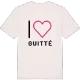 Jag älskar Guitté t-shirt stort tryck