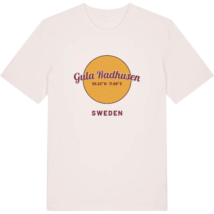 Gula radhusen cirkel t-shirt – t-shirt från PinShirt