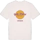 Gula skäret cirkel t-shirt