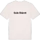 Gula skäret fetstil t-shirt